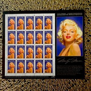 Marilyn Monroe Stamp Sheet 1995